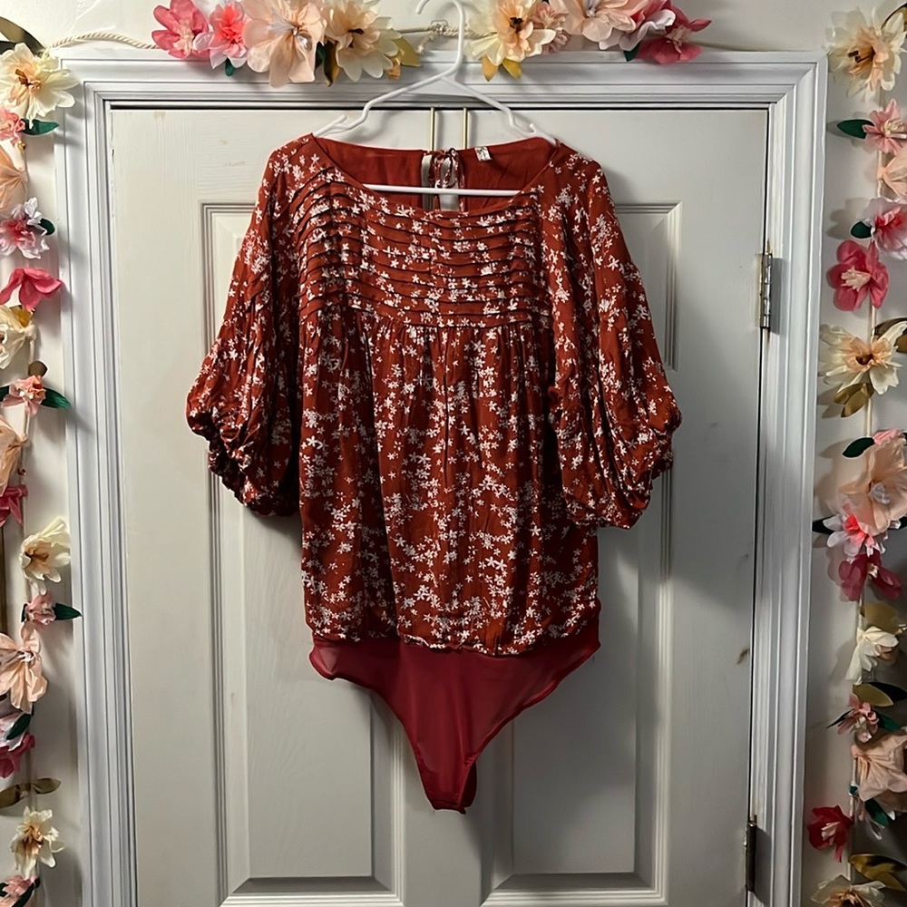 Like New Free People Bodysuit size XL